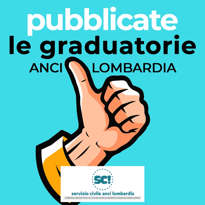 Pubblicate le graduatorie provvisorie Anci Lombardia
